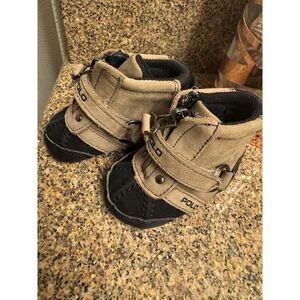 Polo Ralph Lauren Baby Boy Barnes II Weather Booties Crib Shoes‎ Size 0